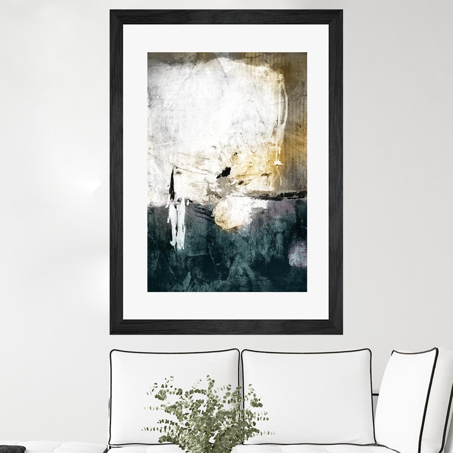 All through the Night by Fiona Hoop on GIANT ART - white abstract