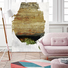 We Were Meant to Collide by Fiona Hoop on GIANT ART - green abstract