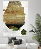 We Were Meant to Collide by Fiona Hoop on GIANT ART - green abstract