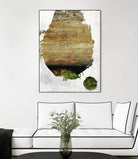 We Were Meant to Collide by Fiona Hoop on GIANT ART - green abstract