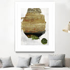 We Were Meant to Collide by Fiona Hoop on GIANT ART - green abstract