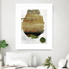 We Were Meant to Collide by Fiona Hoop on GIANT ART - green abstract