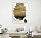 We Were Meant to Collide by Fiona Hoop on GIANT ART - green abstract