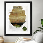 We Were Meant to Collide by Fiona Hoop on GIANT ART - green abstract