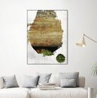 We Were Meant to Collide by Fiona Hoop on GIANT ART - green abstract