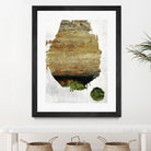 We Were Meant to Collide by Fiona Hoop on GIANT ART - green abstract