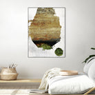 We Were Meant to Collide by Fiona Hoop on GIANT ART - green abstract