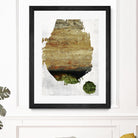 We Were Meant to Collide by Fiona Hoop on GIANT ART - green abstract