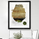 We Were Meant to Collide by Fiona Hoop on GIANT ART - green abstract