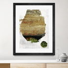 We Were Meant to Collide by Fiona Hoop on GIANT ART - green abstract