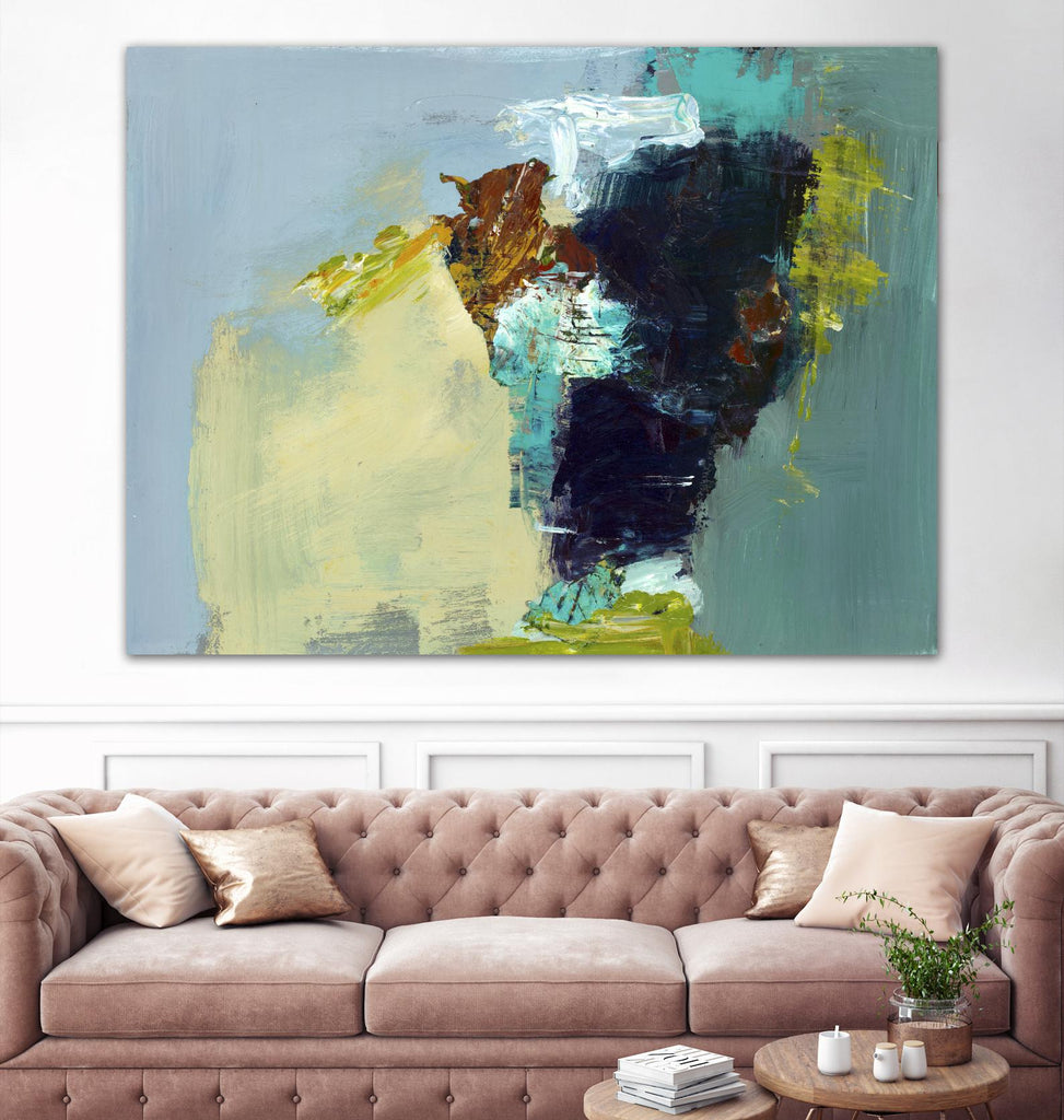 Absence by Fiona Hoop on GIANT ART - yellow abstract