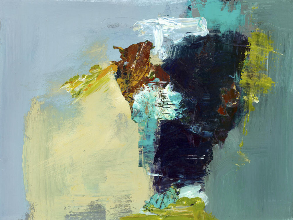 Absence par Fiona Hoop sur GIANT ART - abstrait jaune