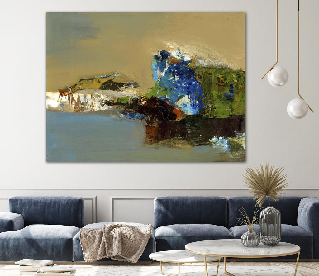 Make Room by Fiona Hoops on GIANT ART - blue abstract