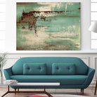 The Teal and Brown Ones by Patricia Pinto on GIANT ART - abstract 