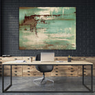 The Teal and Brown Ones by Patricia Pinto on GIANT ART - abstract 