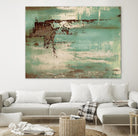 The Teal and Brown Ones by Patricia Pinto on GIANT ART - abstract 