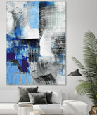 Mystic Bleu Abstract by Lanie Loreth on GIANT ART - bleu abstract