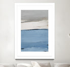 Blue Flatlands I by Lanie Loreth on GIANT ART - beige abstract 