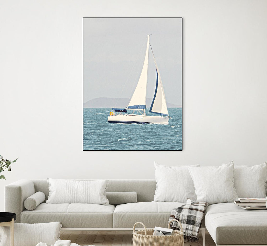 Sailing The Ocean by Kathy Mansfield on GIANT ART - coastal 