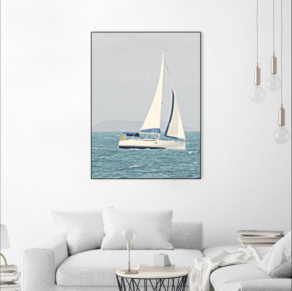 Sailing The Ocean by Kathy Mansfield on GIANT ART - coastal 
