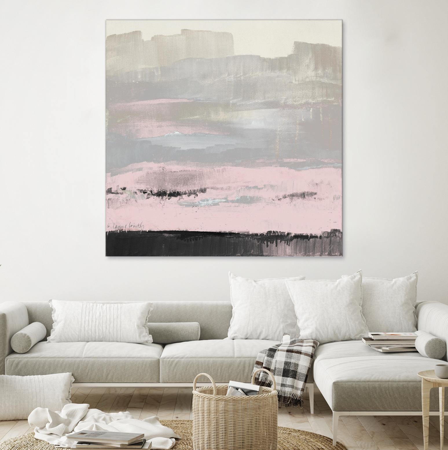 In the Distance (Pink) by Lanie Loreth on GIANT ART - abstract 