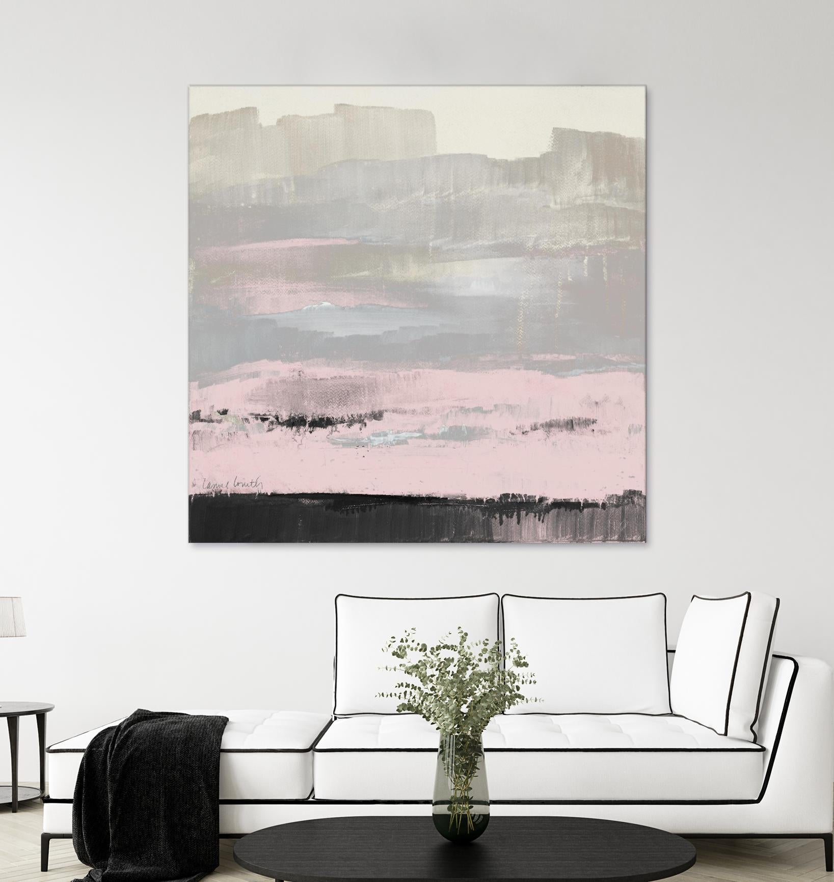 In the Distance (Pink) by Lanie Loreth on GIANT ART - abstract 