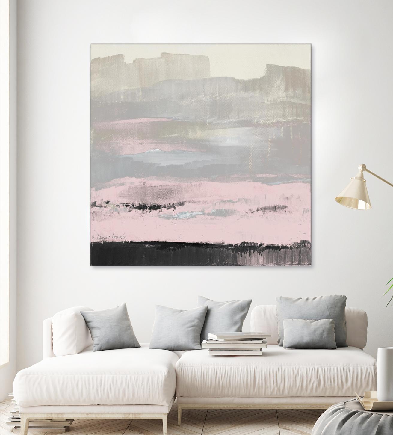 In the Distance (Pink) by Lanie Loreth on GIANT ART - abstract 