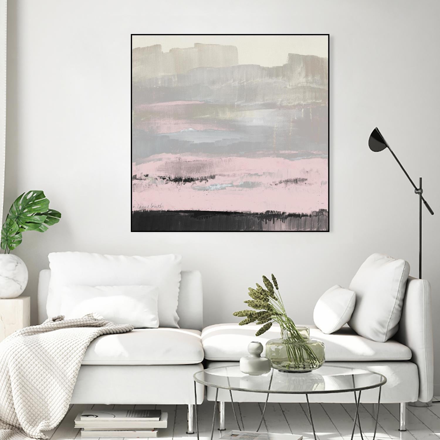 In the Distance (Pink) by Lanie Loreth on GIANT ART - abstract 