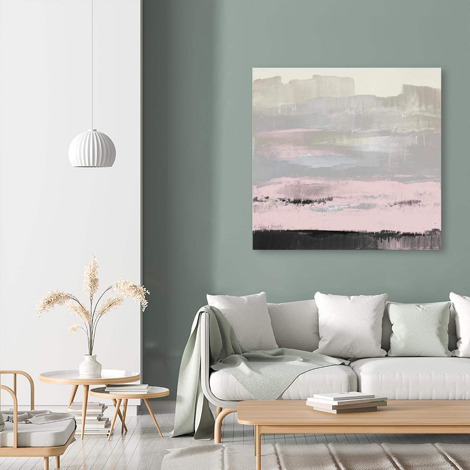 In the Distance (Pink) by Lanie Loreth on GIANT ART - abstract 