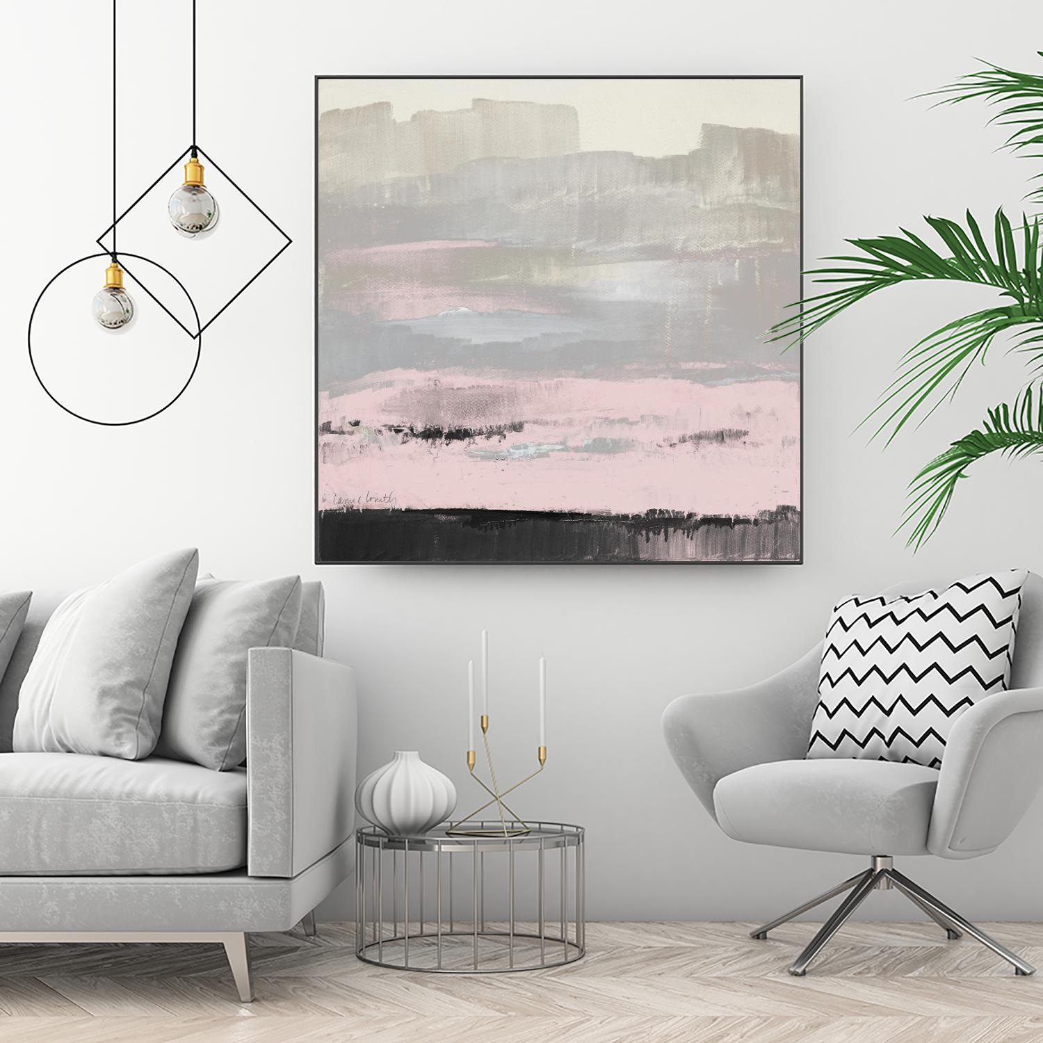 In the Distance (Pink) by Lanie Loreth on GIANT ART - abstract 