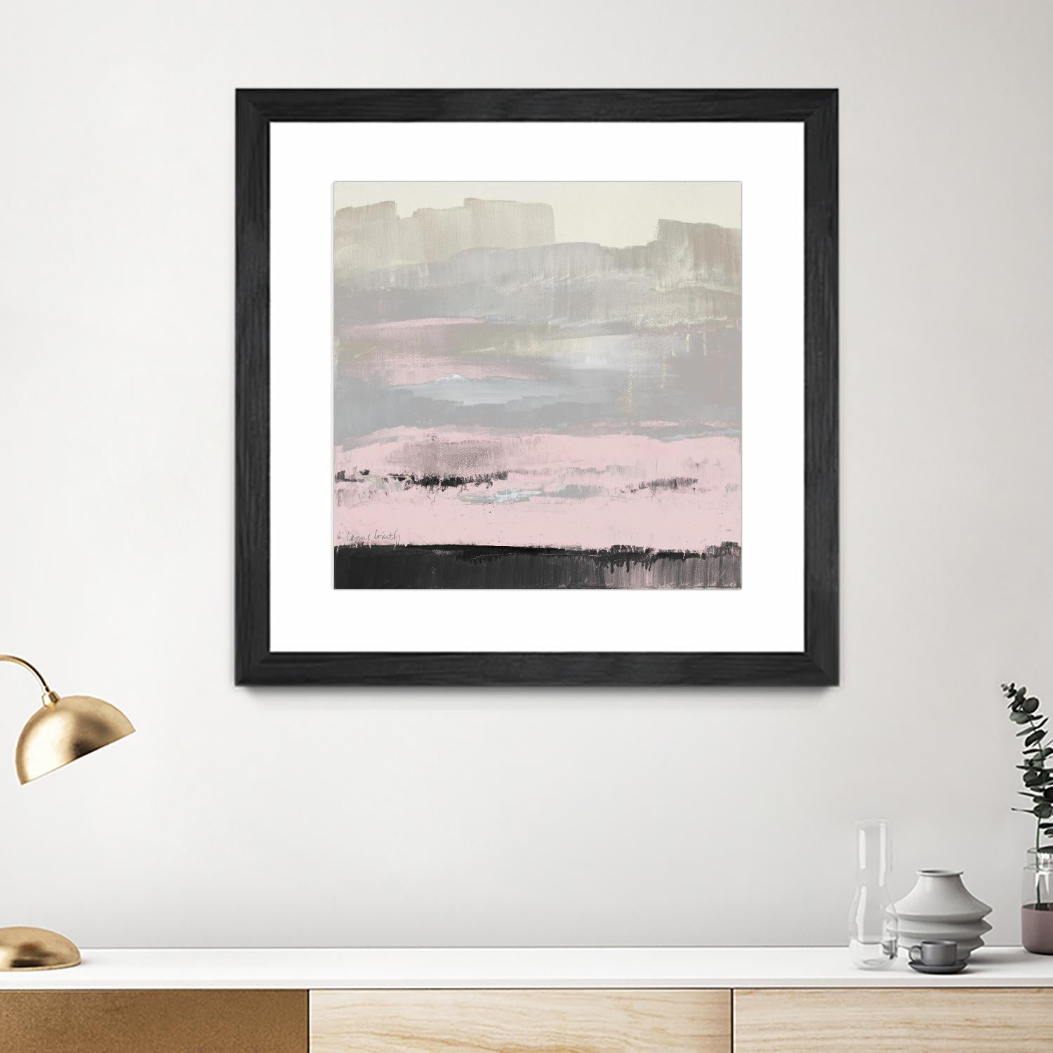 In the Distance (Pink) by Lanie Loreth on GIANT ART - abstract 