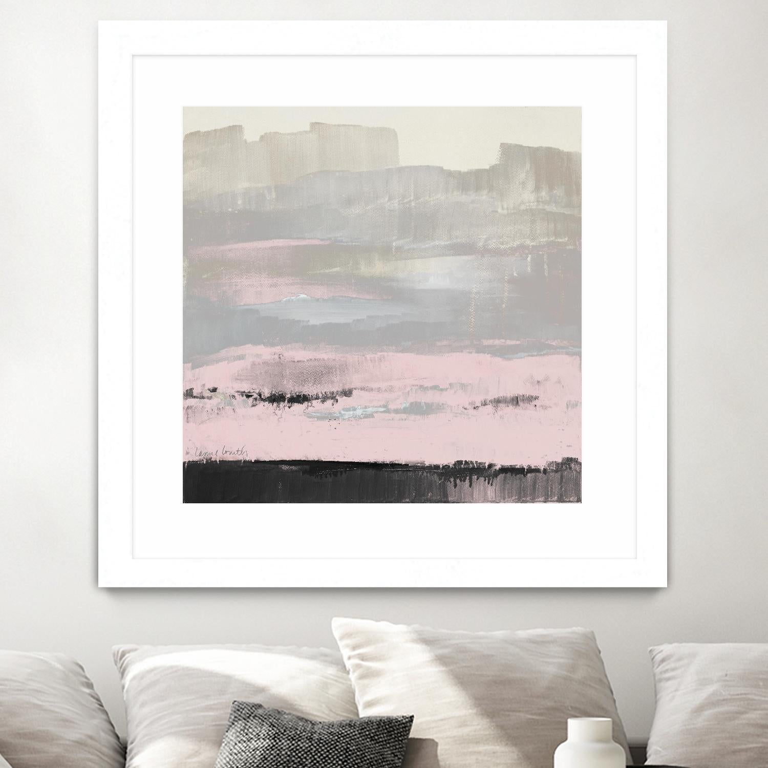 In the Distance (Pink) by Lanie Loreth on GIANT ART - abstract 