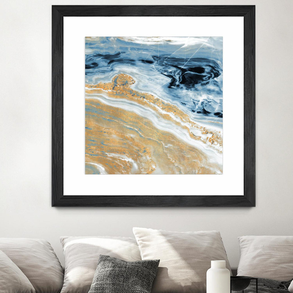 Clear Water With Gold I by Susan Bryant on GIANT ART - coastal photography