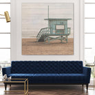 Whitewashed Lifeguard Stand by Susan Bryant on GIANT ART - coastal photography