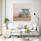 Whitewashed Lifeguard Stand by Susan Bryant on GIANT ART - coastal photography