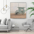 Whitewashed Lifeguard Stand by Susan Bryant on GIANT ART - coastal photography