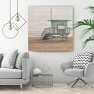 Whitewashed Lifeguard Stand by Susan Bryant on GIANT ART - coastal photography