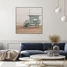 Whitewashed Lifeguard Stand by Susan Bryant on GIANT ART - coastal photography