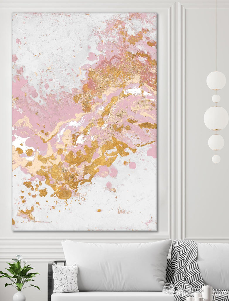 Pink Turbulence by Patricia Pinto on GIANT ART - pink abstract