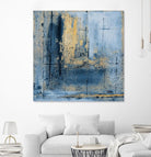 Golden Blues I by Patricia Pinto on GIANT ART - abstract 