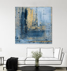 Golden Blues I by Patricia Pinto on GIANT ART - abstract 
