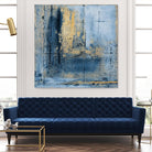 Golden Blues I by Patricia Pinto on GIANT ART - abstract 