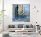 Golden Blues I by Patricia Pinto on GIANT ART - abstract 