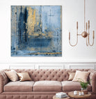 Golden Blues I by Patricia Pinto on GIANT ART - abstract 
