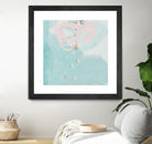 Spring Breeze Pink & Turquoise II by Patricia Pinto on GIANT ART - turquoise Abstract