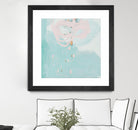 Spring Breeze Pink & Turquoise II by Patricia Pinto on GIANT ART - turquoise Abstract