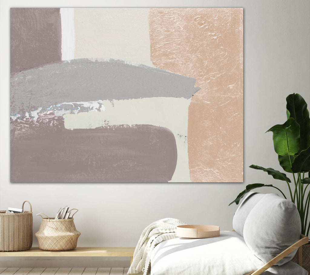 Abstrait "Early Morning" de Patricia Pinto sur GIANT ART - abstrait taupe