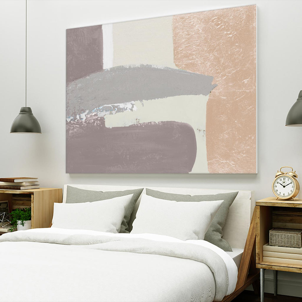 Abstrait "Early Morning" de Patricia Pinto sur GIANT ART - abstrait taupe