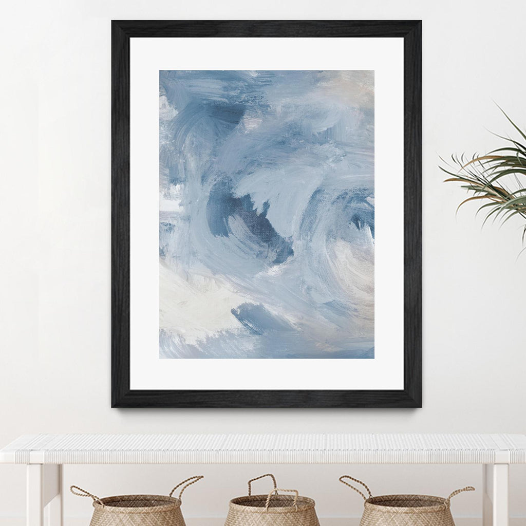 Blue Cloudy Dreams I by Lanie Loreth on GIANT ART - abstract 