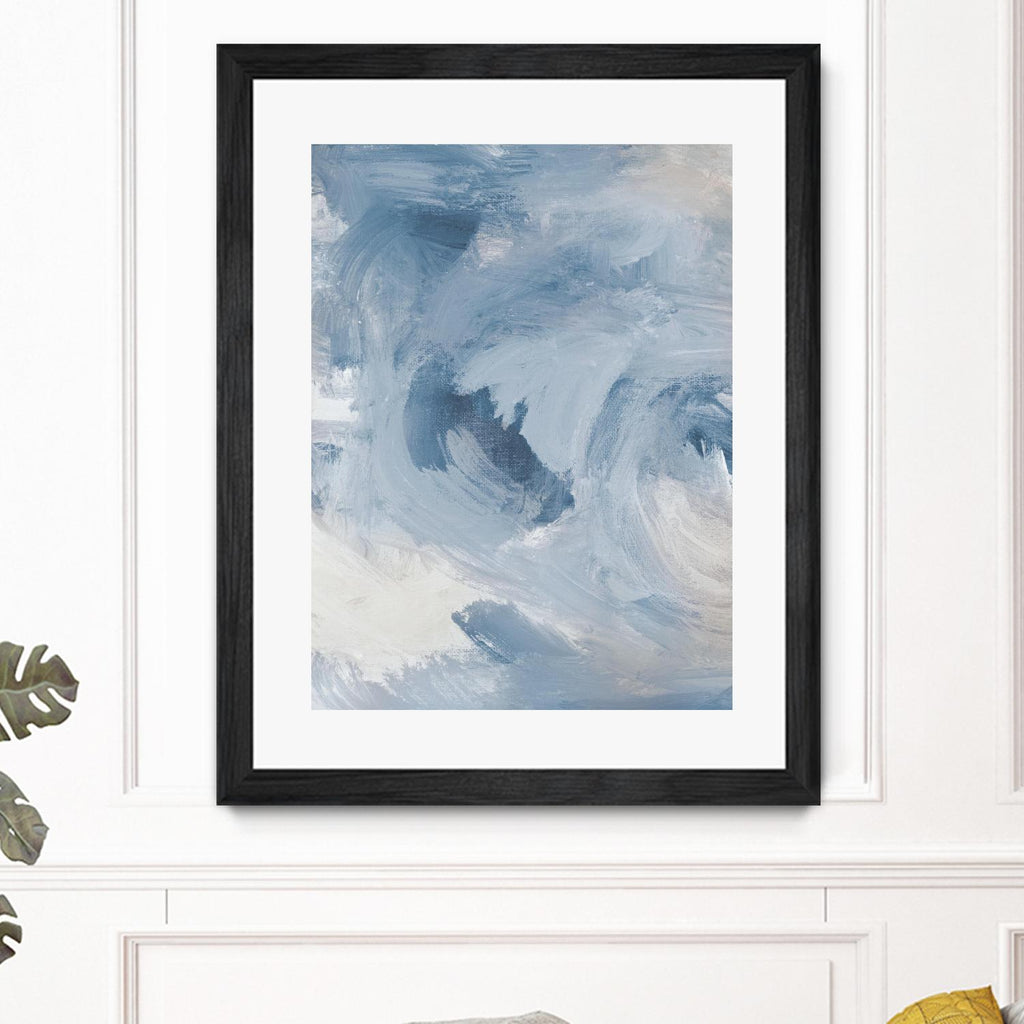 Blue Cloudy Dreams I by Lanie Loreth on GIANT ART - abstract 
